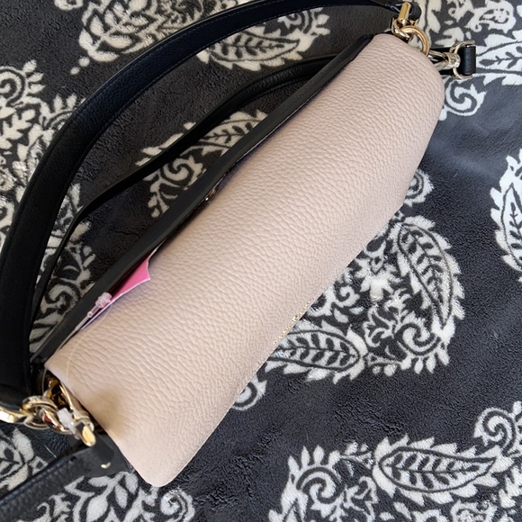 Kate Spade Medium Flap Shoulder Bag Natural Multi Mixed Material - Picture 8 of 16